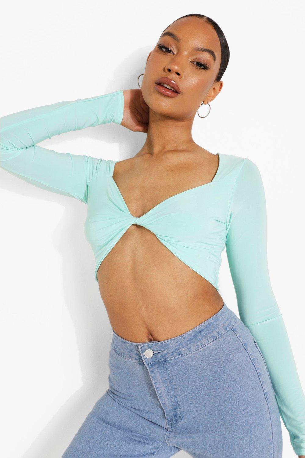 Double Cross Crop Top