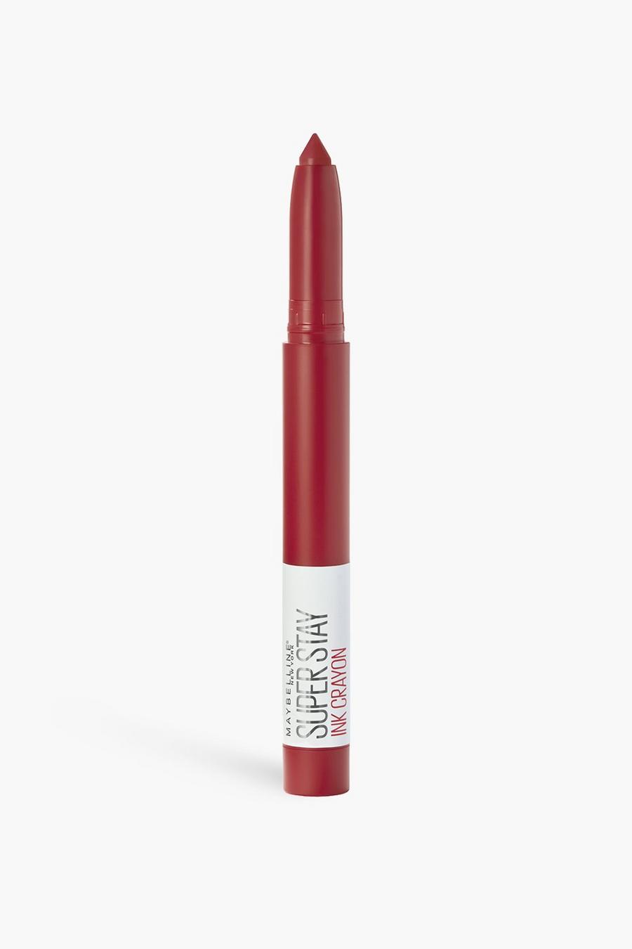 Pink Maybelline Superstay Matte Ink Crayon Lipstick 45 Hustle In Heels image number 1