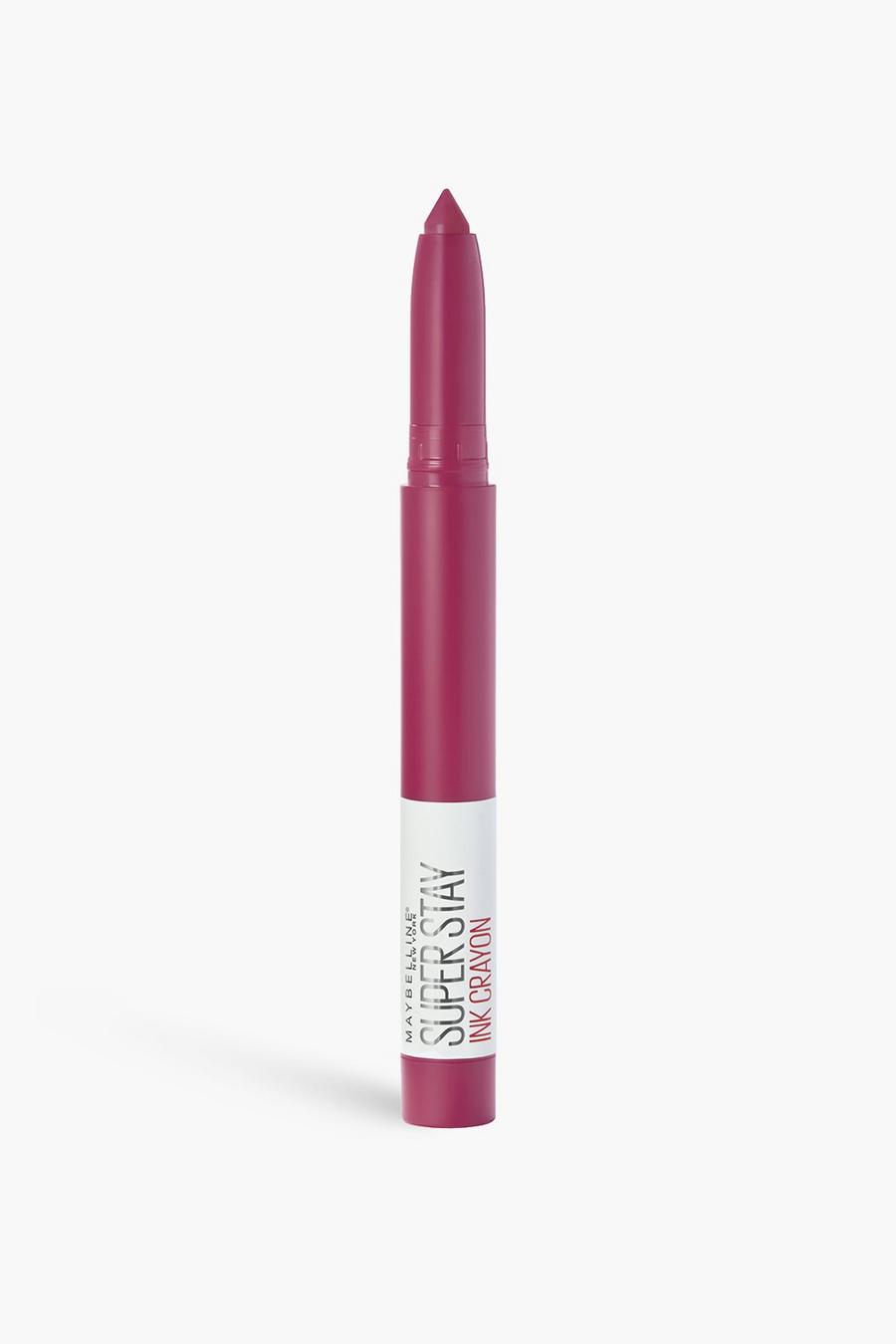 Pink Maybelline Superstay Matte Crayon Lipstick 