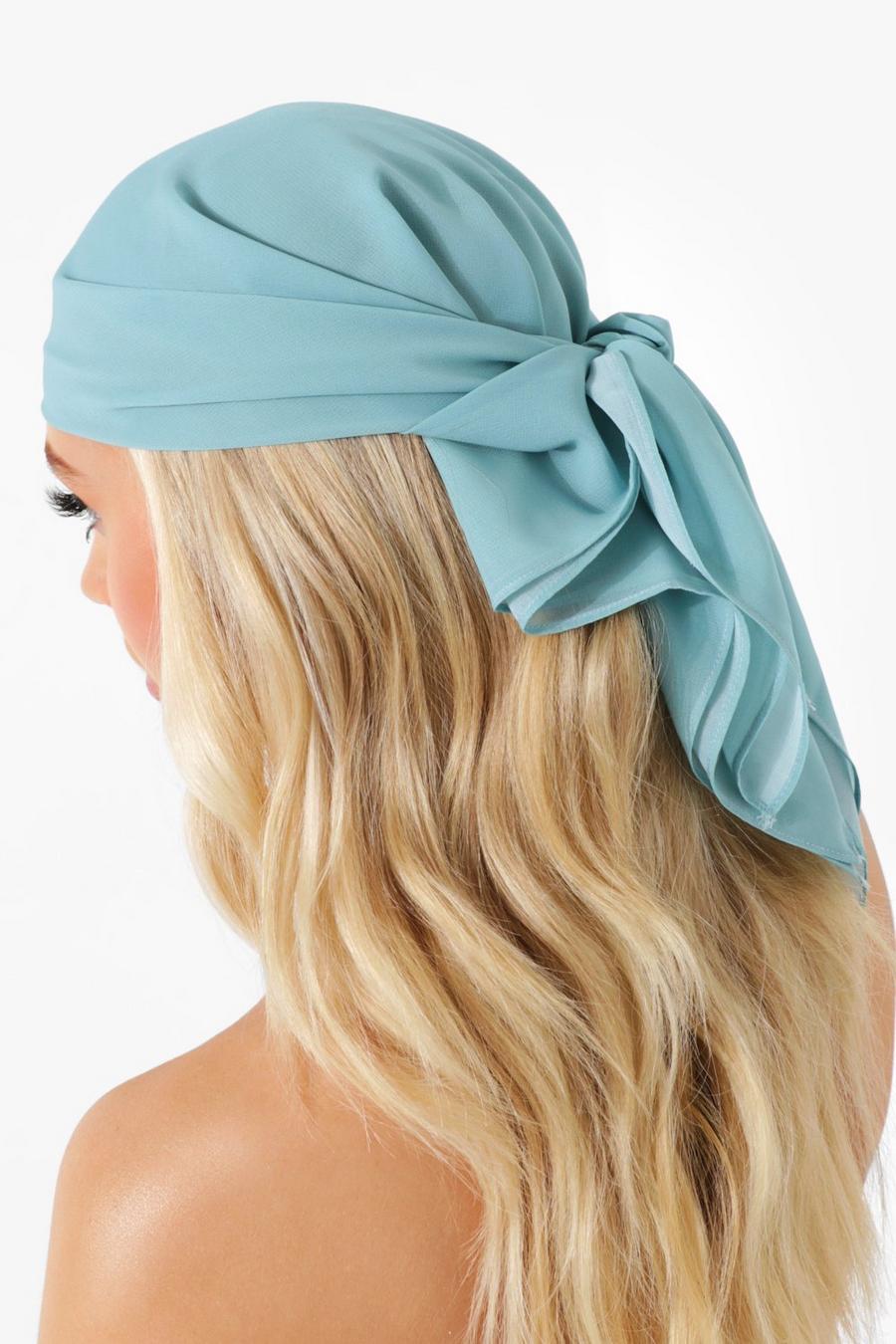 Mint Chiffon Headscarf image number 1