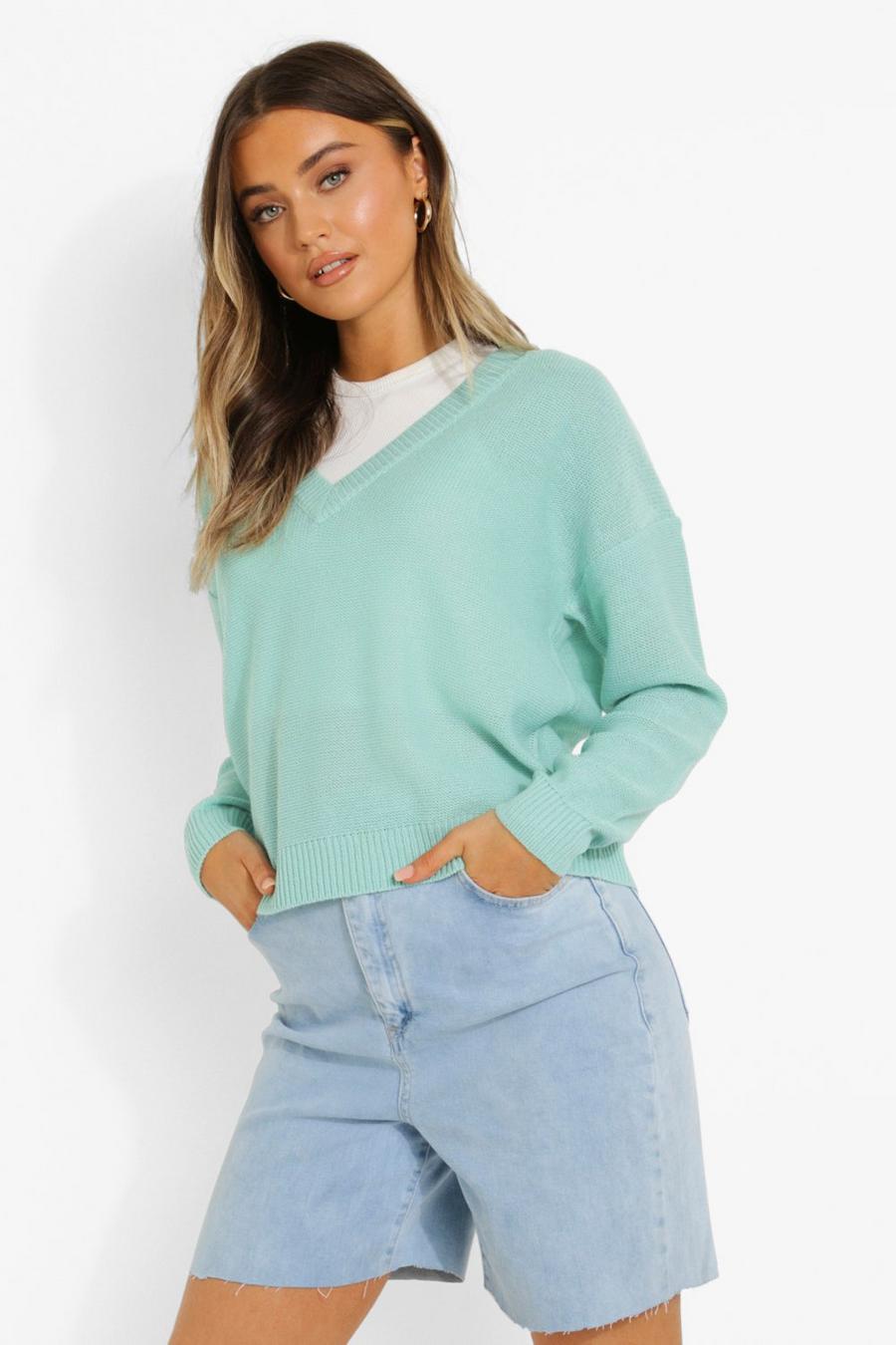 Aqua Pastel Sweater image number 1