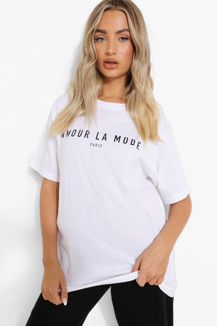 White Amour La Mode Oversize t-shirt image number 1