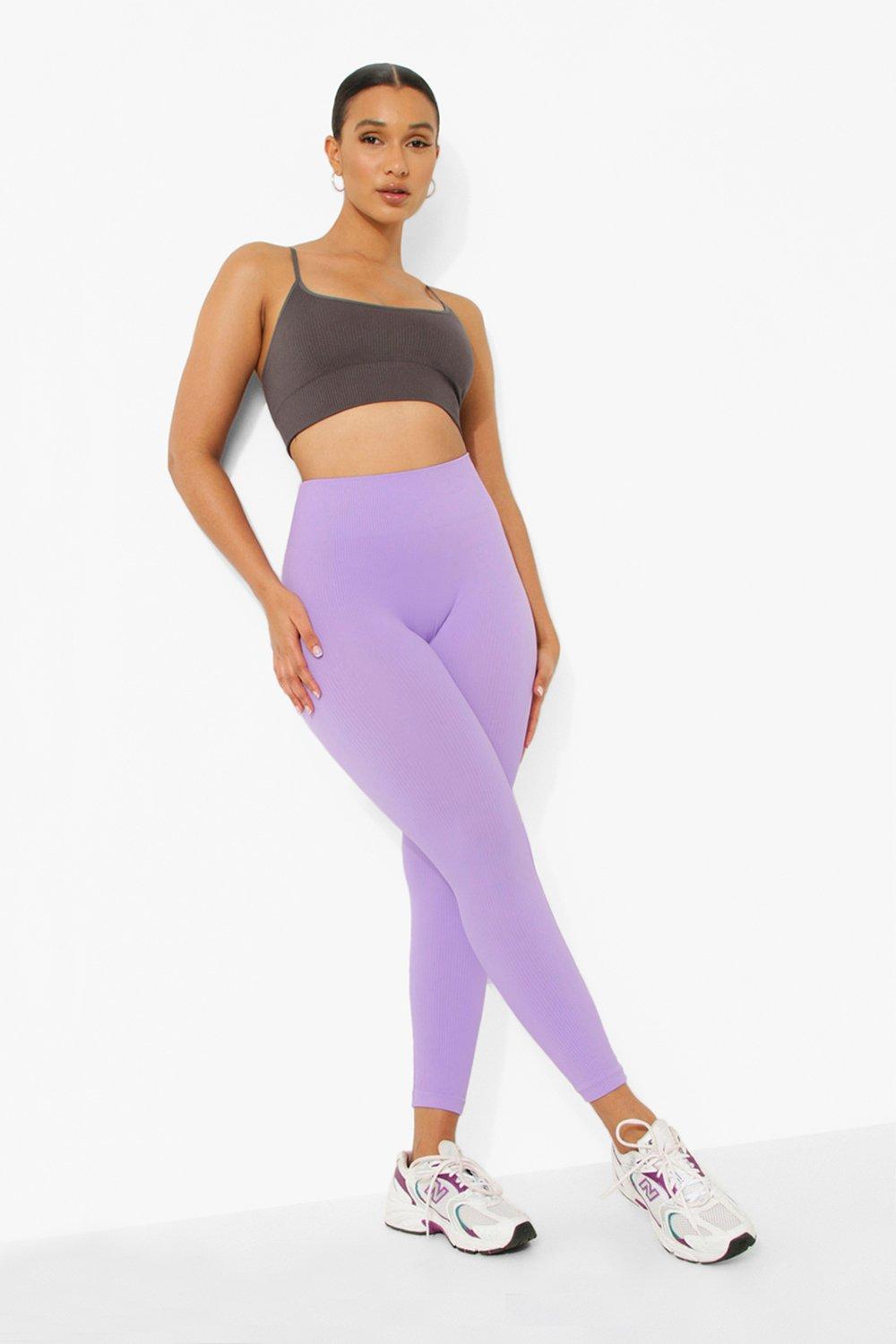 Leggings, Structured Seamless Contour Ribbed Sculpt Leggings