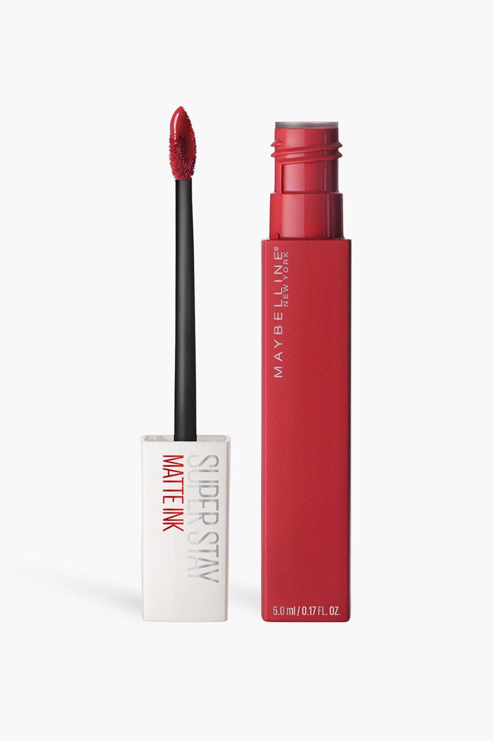 Maybelline Superstay Matte Ink Red Liquid Lipstick 20 Pioneer | boohoo ...