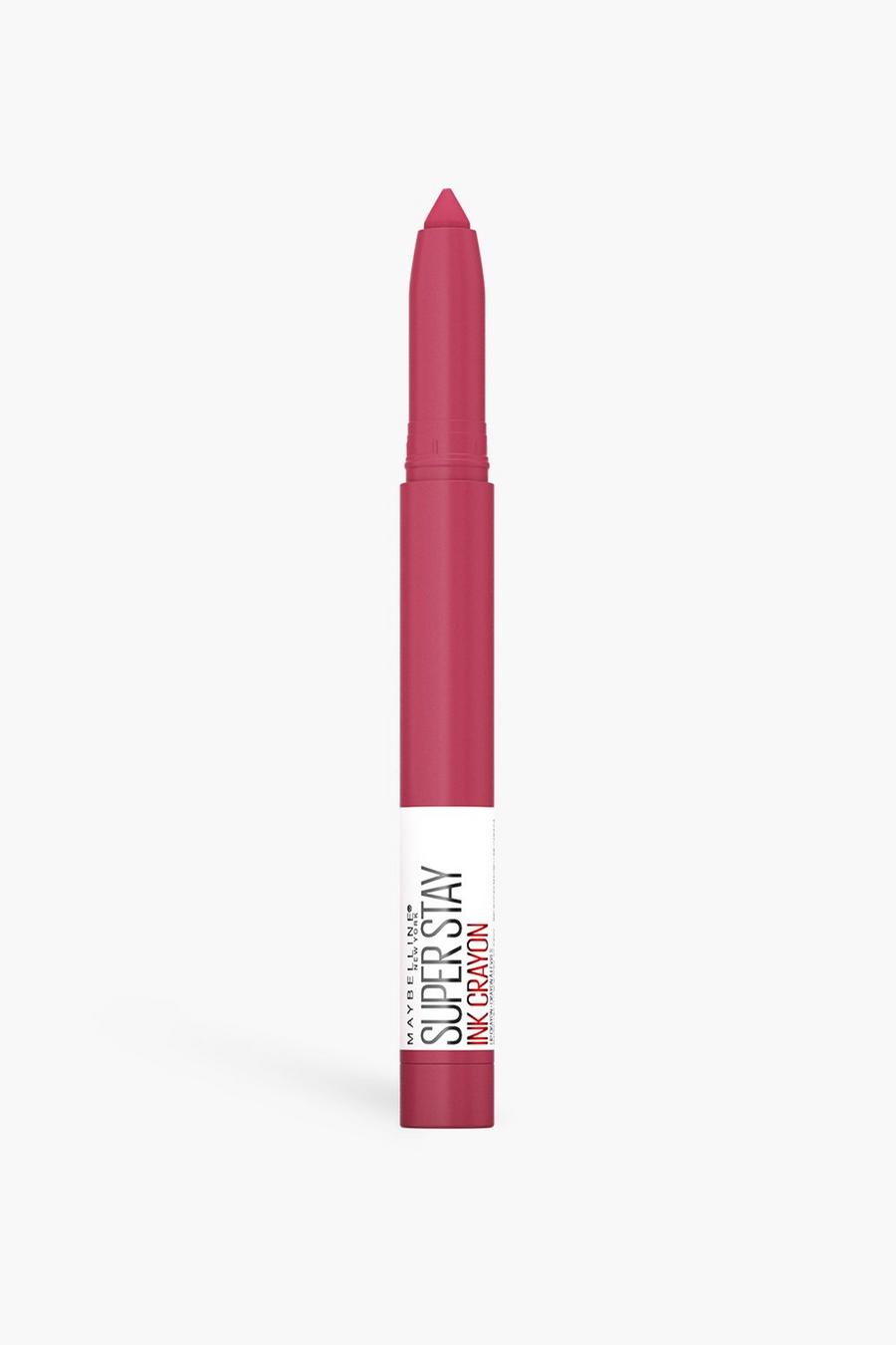 Pink Maybelline Superstay Matte Ink Crayon Lipstick 80 Run The World image number 1
