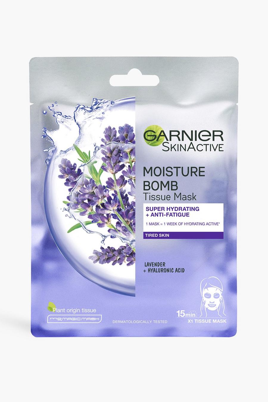 Garnier Moisture Bomb Lavender Fatigue Tuchmaske, Lilac image number 1