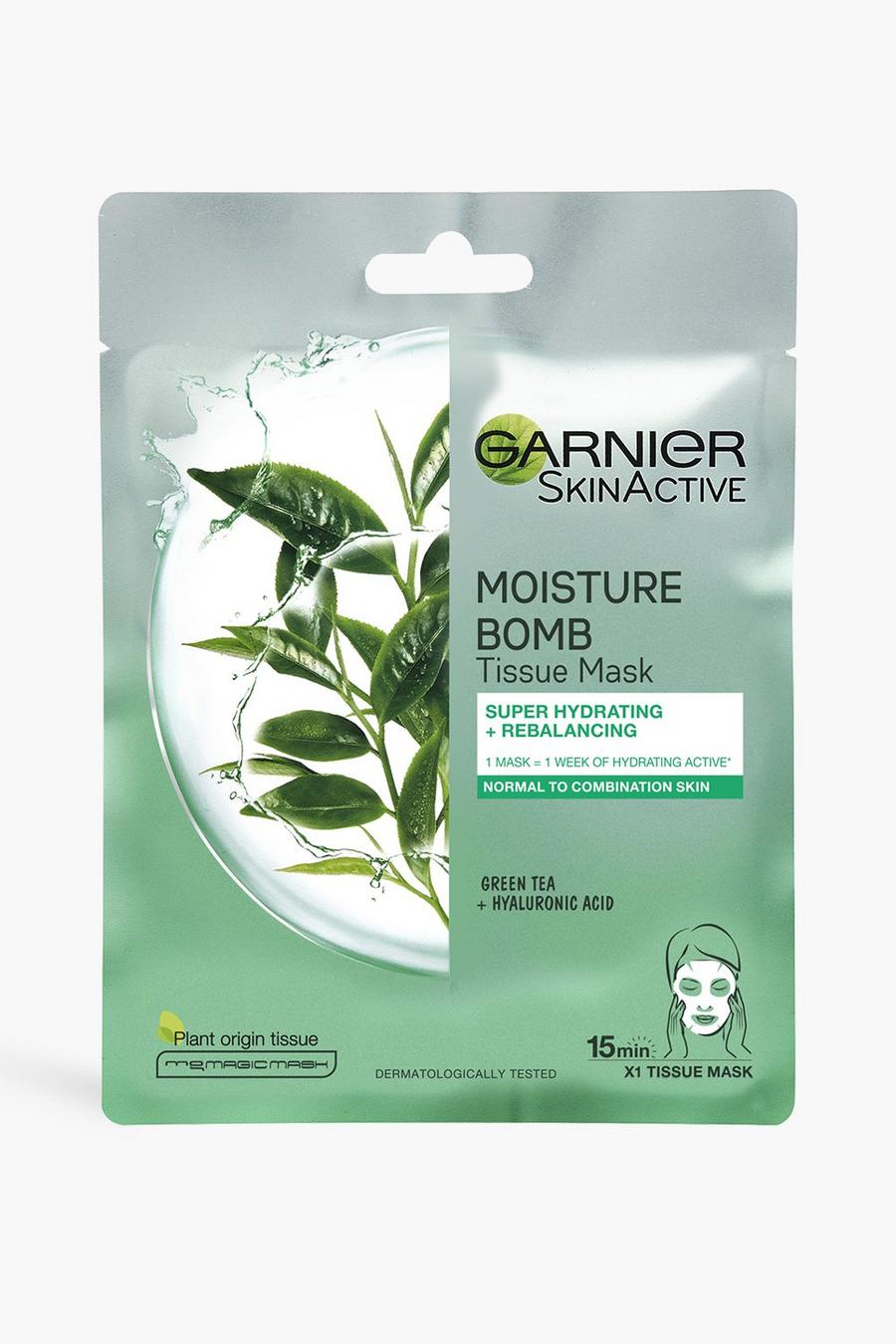 Garnier Moisture Bomb Green Tea and Hyaluronic Acid Sheet Mask, 28g image number 1