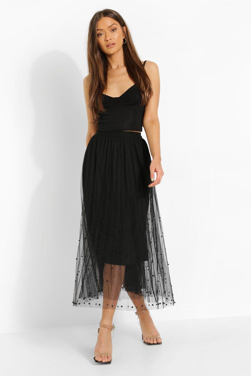 Tulle midi skirt outlet new look