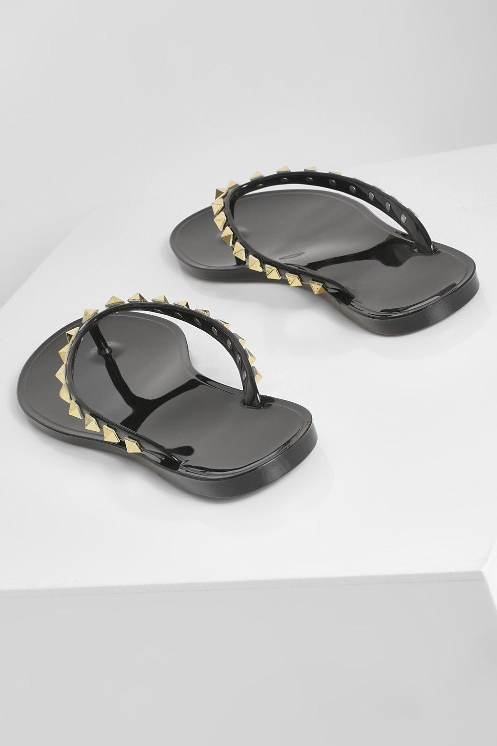 【JADED LONDON】Heavens Best Studded Flip-Flop Tread Softly Studded Flip-Flop | Jaded London | Clothing
