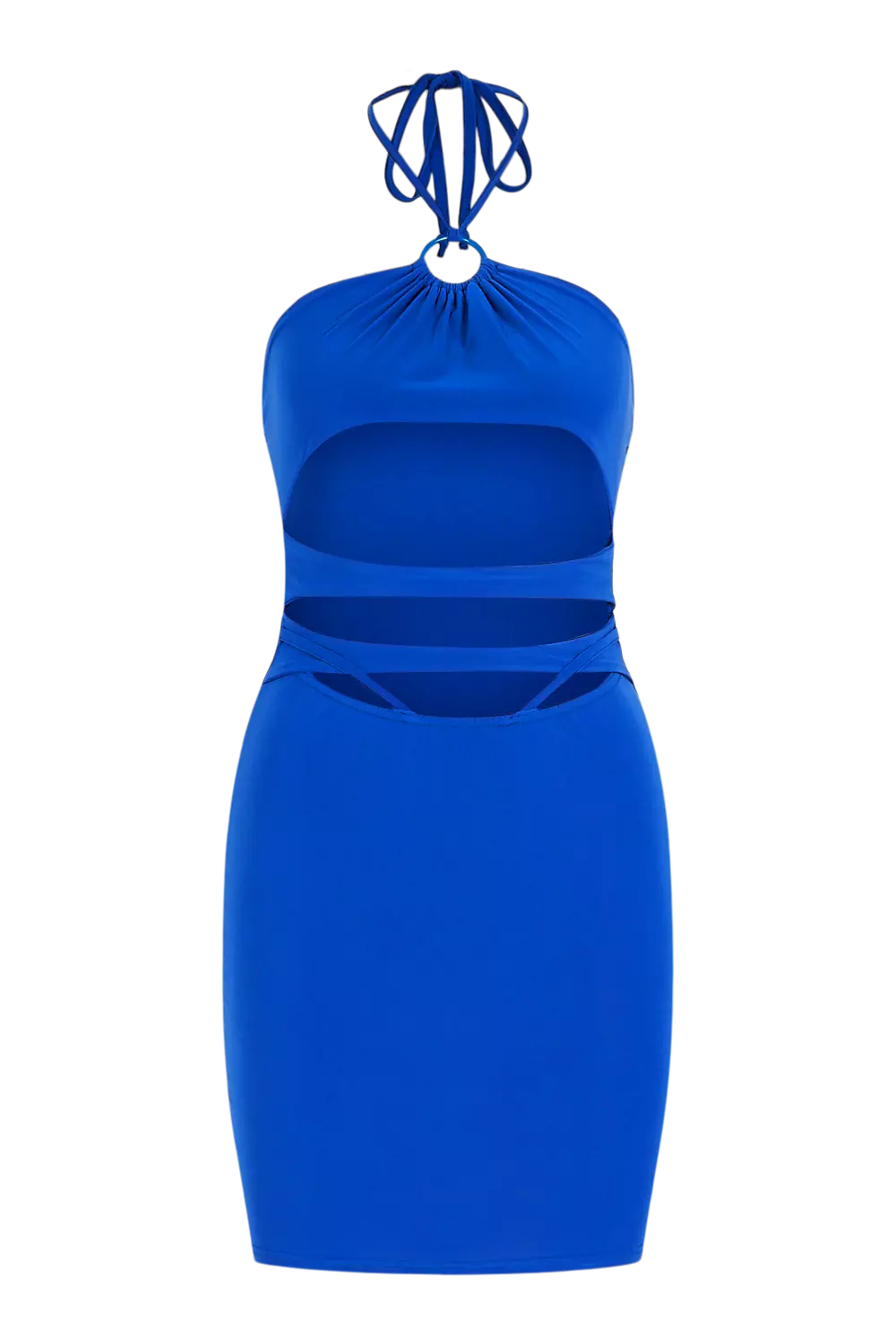 Slinky O Ring Cut Out Mini Dress Boohoo