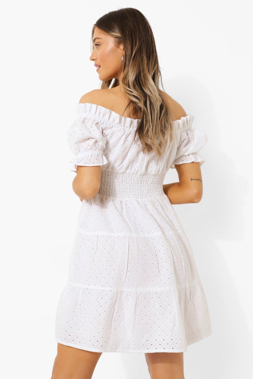 Bardot best sale broderie dress