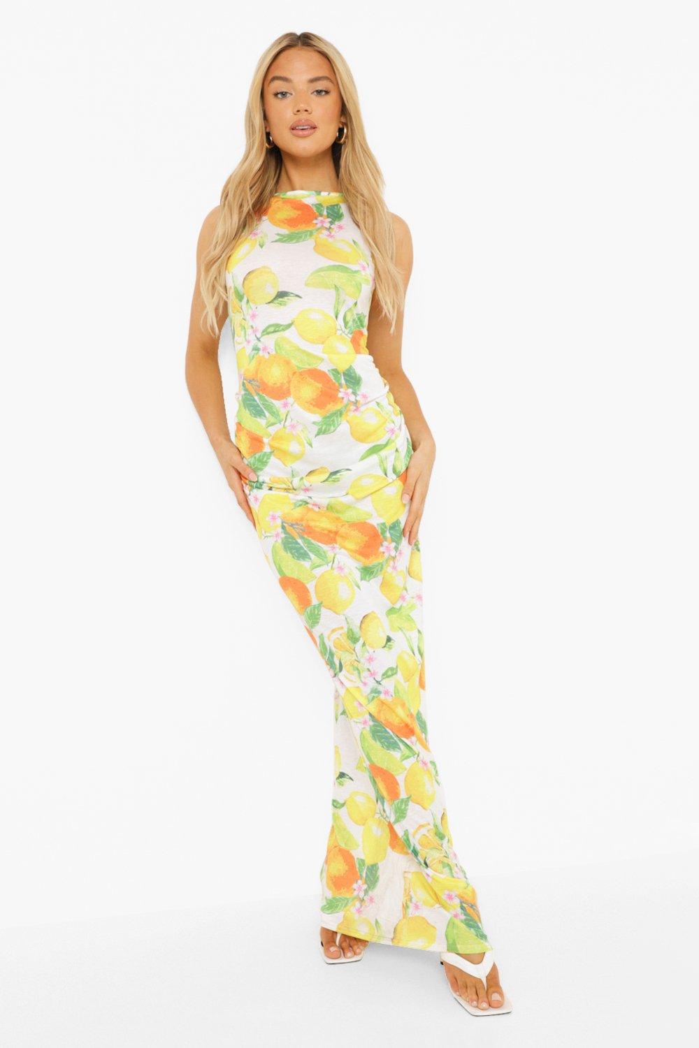 Robe motif citron sales