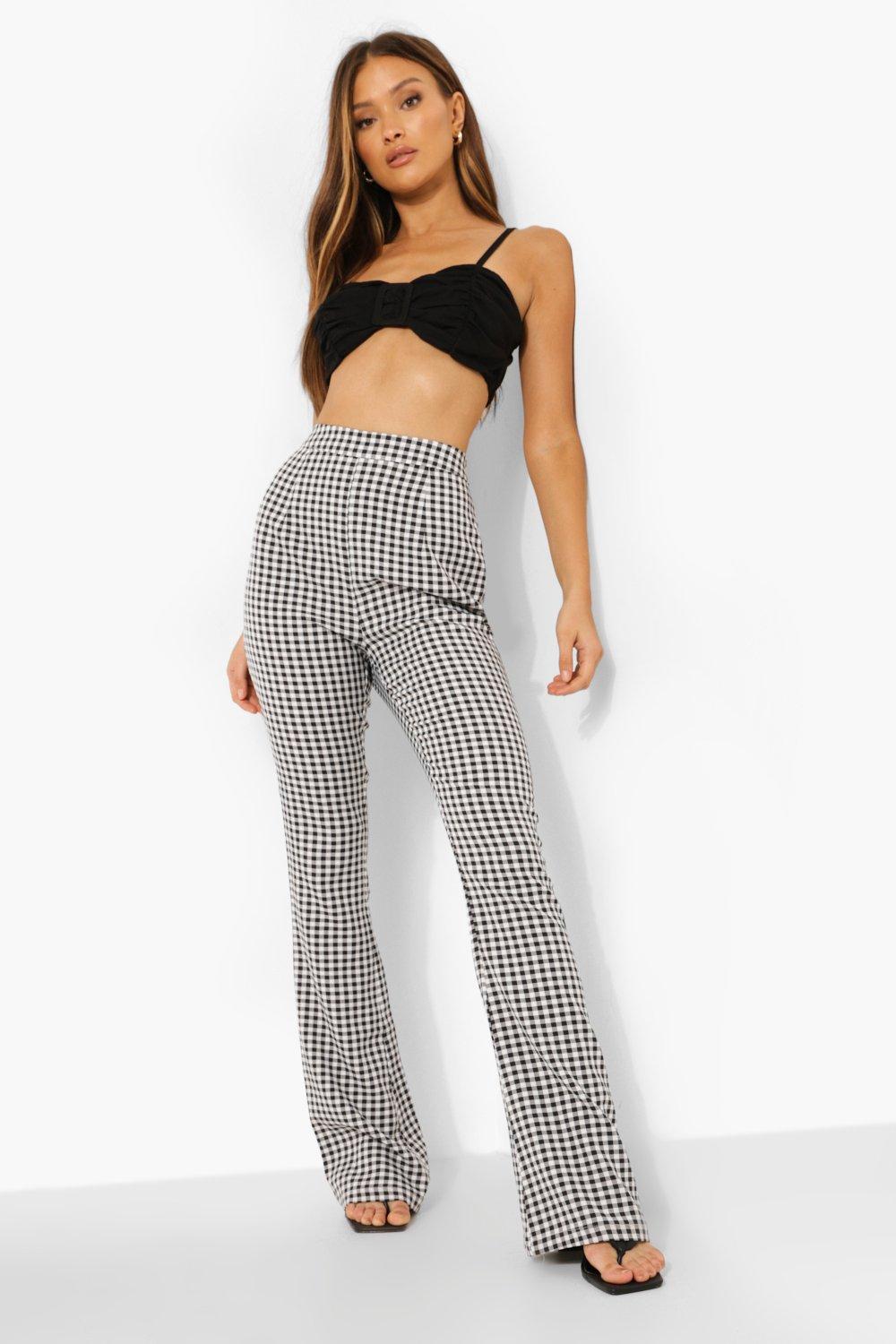 Boohoo hot sale gingham pants