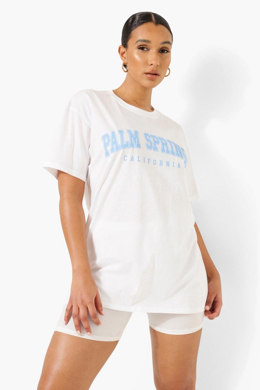White Palm Springs Oversize t-shirt image number 1