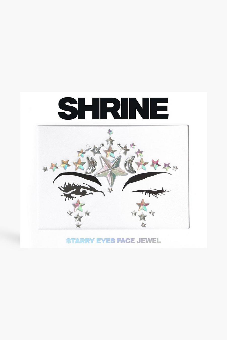 Shrine Starry Eyes Gesichts Schmucksteine, Silver image number 1