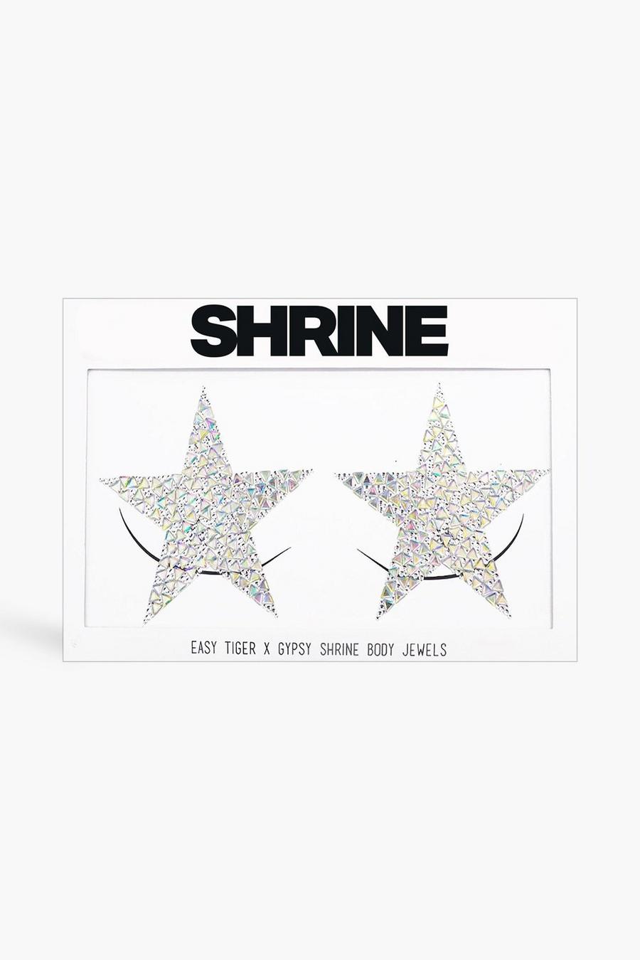 Shrine Stargazer Adesivo a stella per il corpo, Silver image number 1