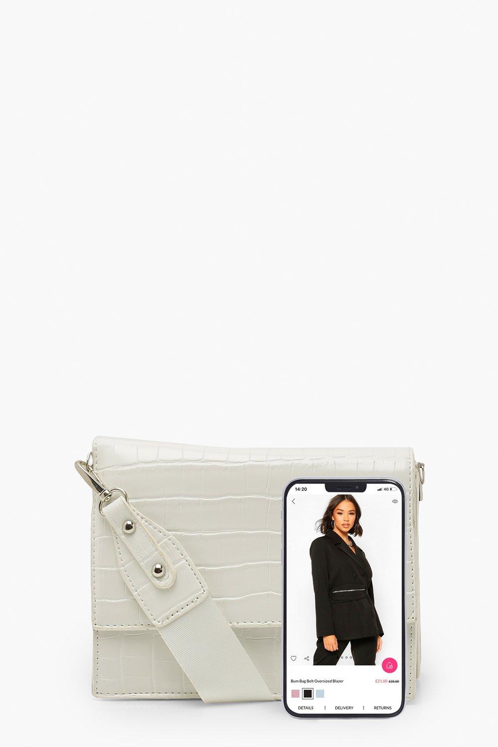 Mini flap bag croc new arrivals