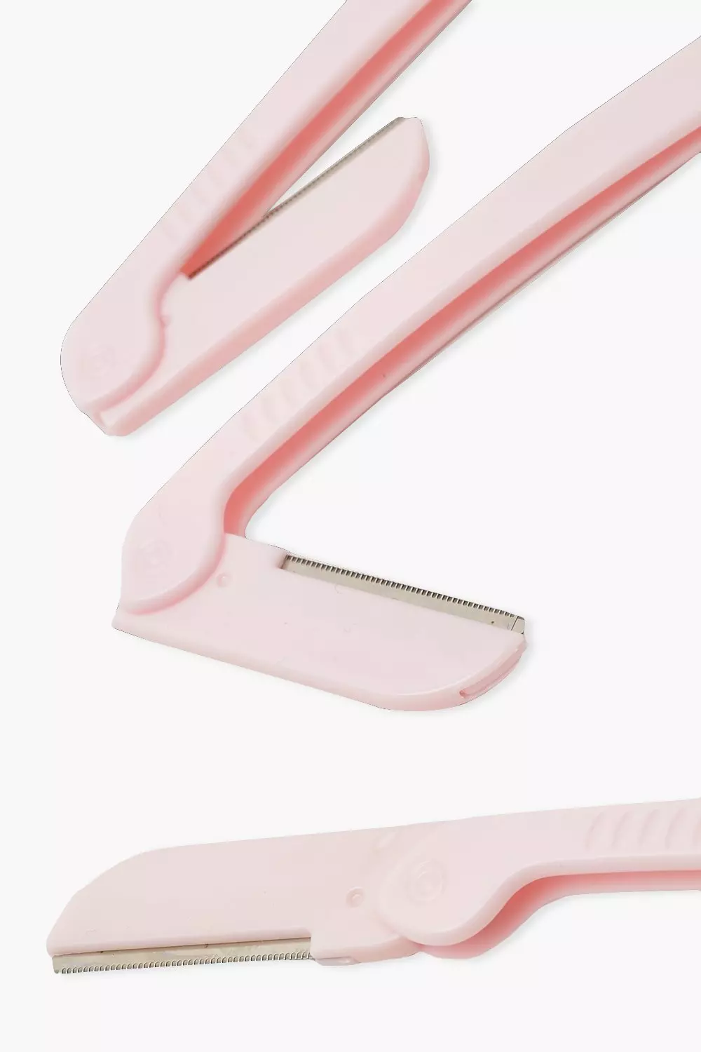 Pink Eyebrow Razor 3 Pack alternative image