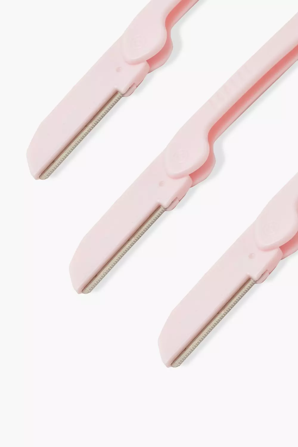 Pink Eyebrow Razor 3 Pack alternative image
