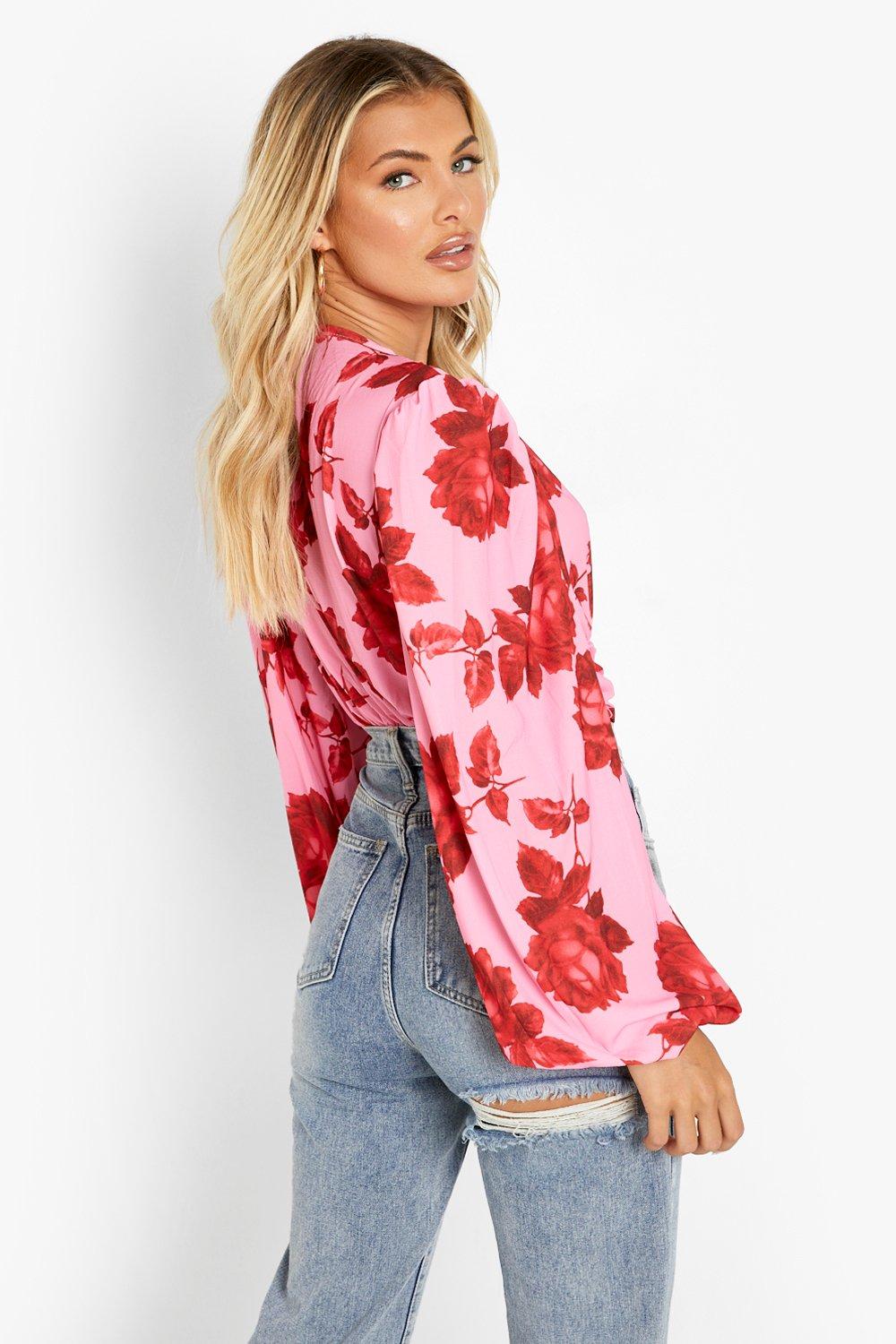 Boohoo Floral Bodysuit Great Offers