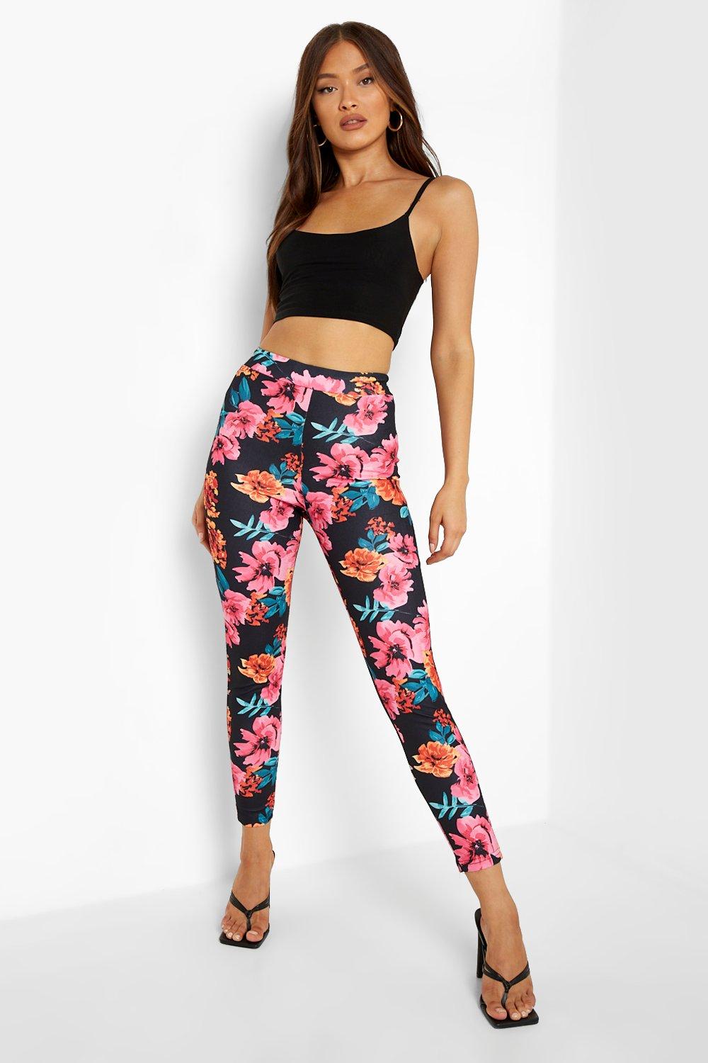 Printed skinny hot sale trousers