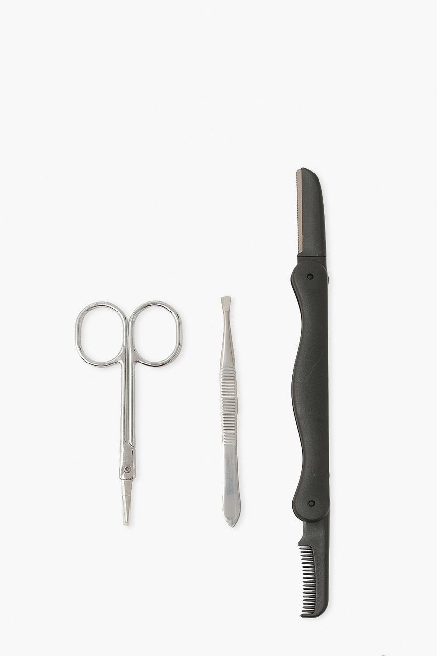 Black Dermablade, Scissors And Tweezers image number 1