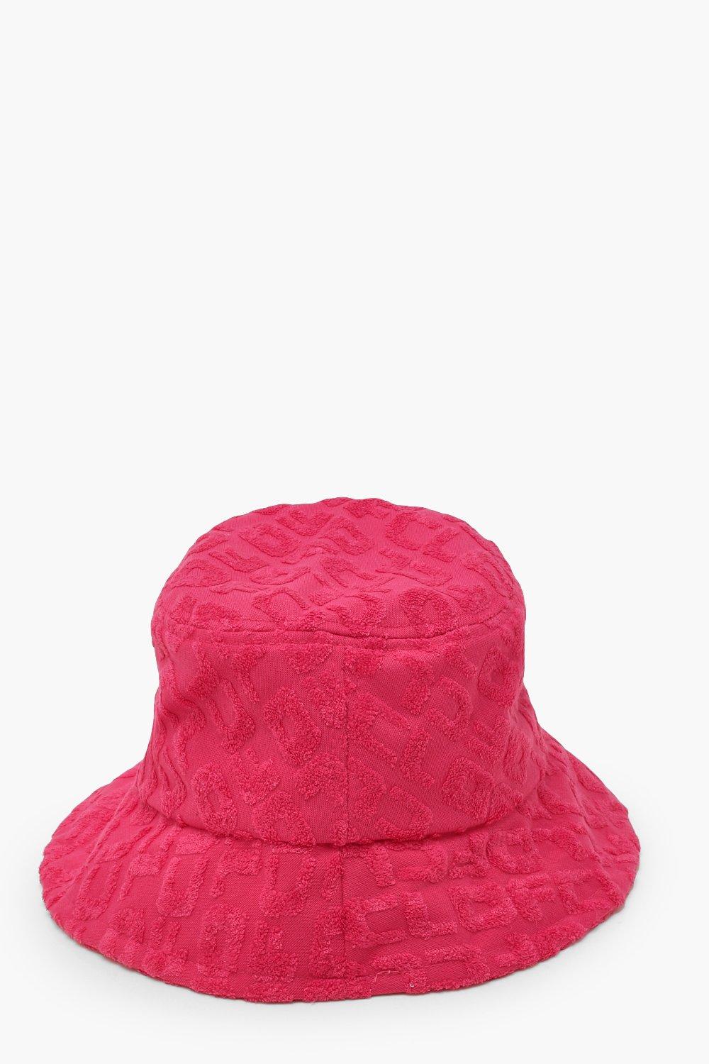 Sombrero de pescador de tela de felpa cruzada Ofcl