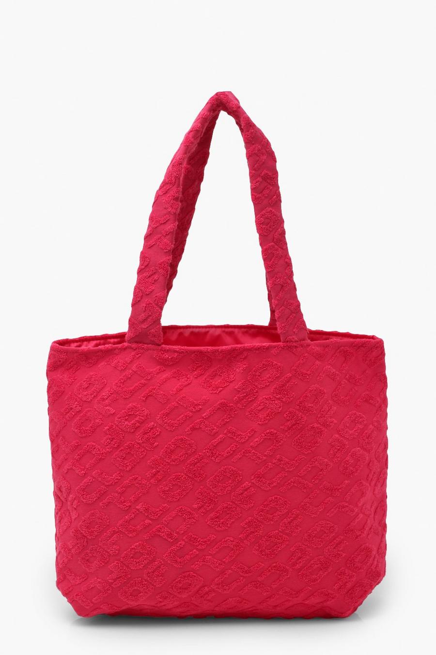 Pink Ofcl Badstoffen Terry Tote Bag image number 1
