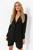 Black Fitted Tailored Blazer