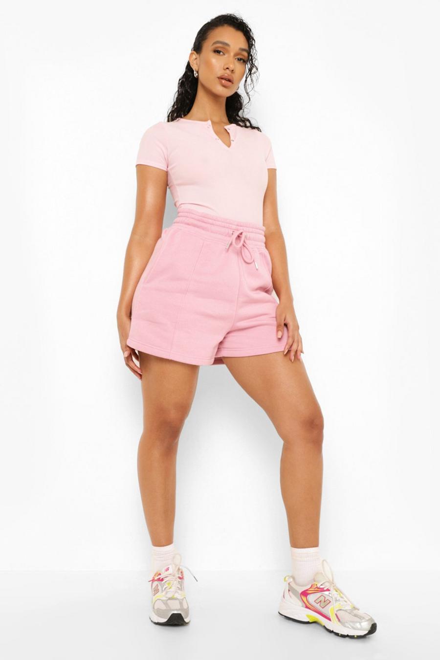Baby pink Short Sleeve Popper Bodysuit image number 1