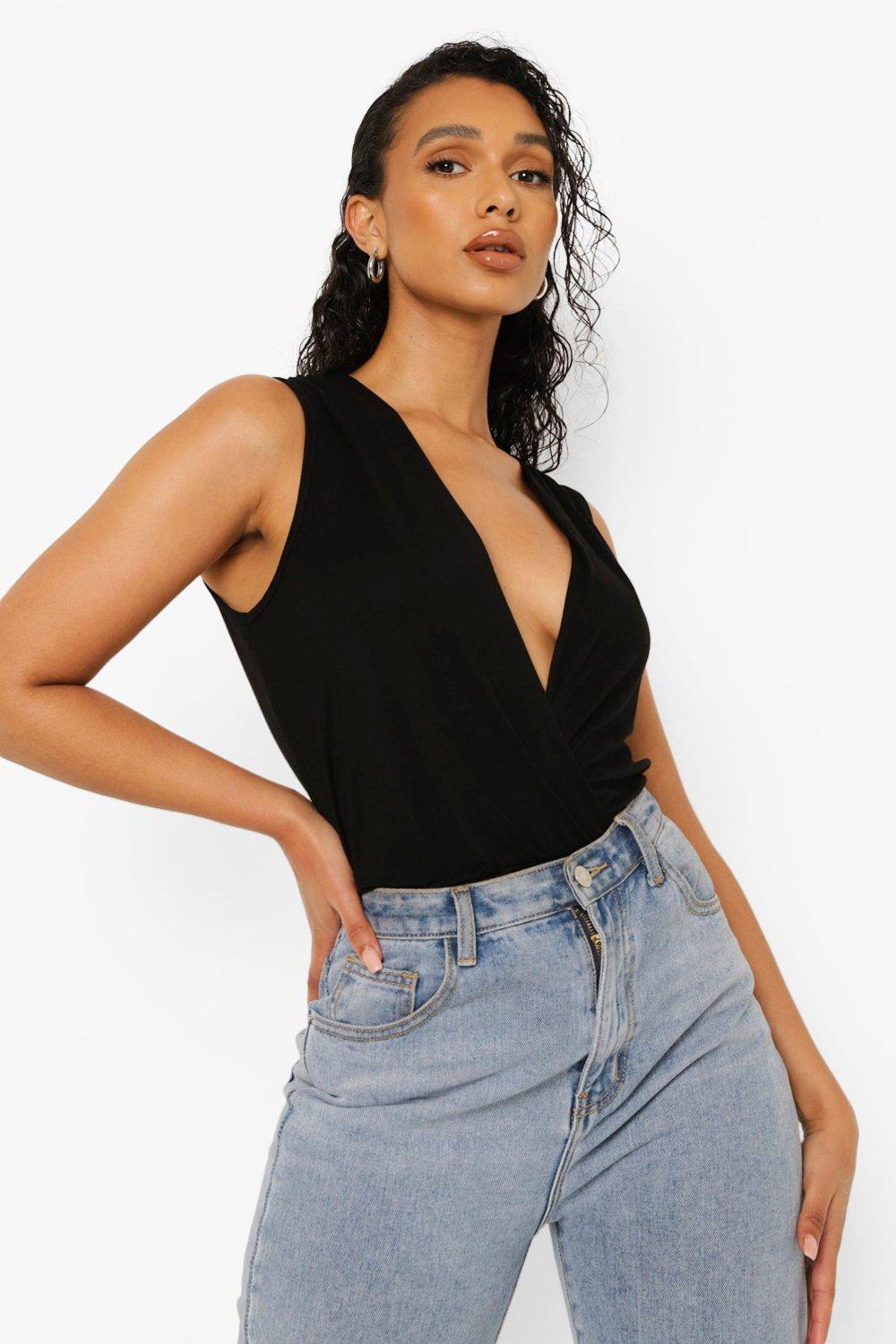 Cross store over bodysuit