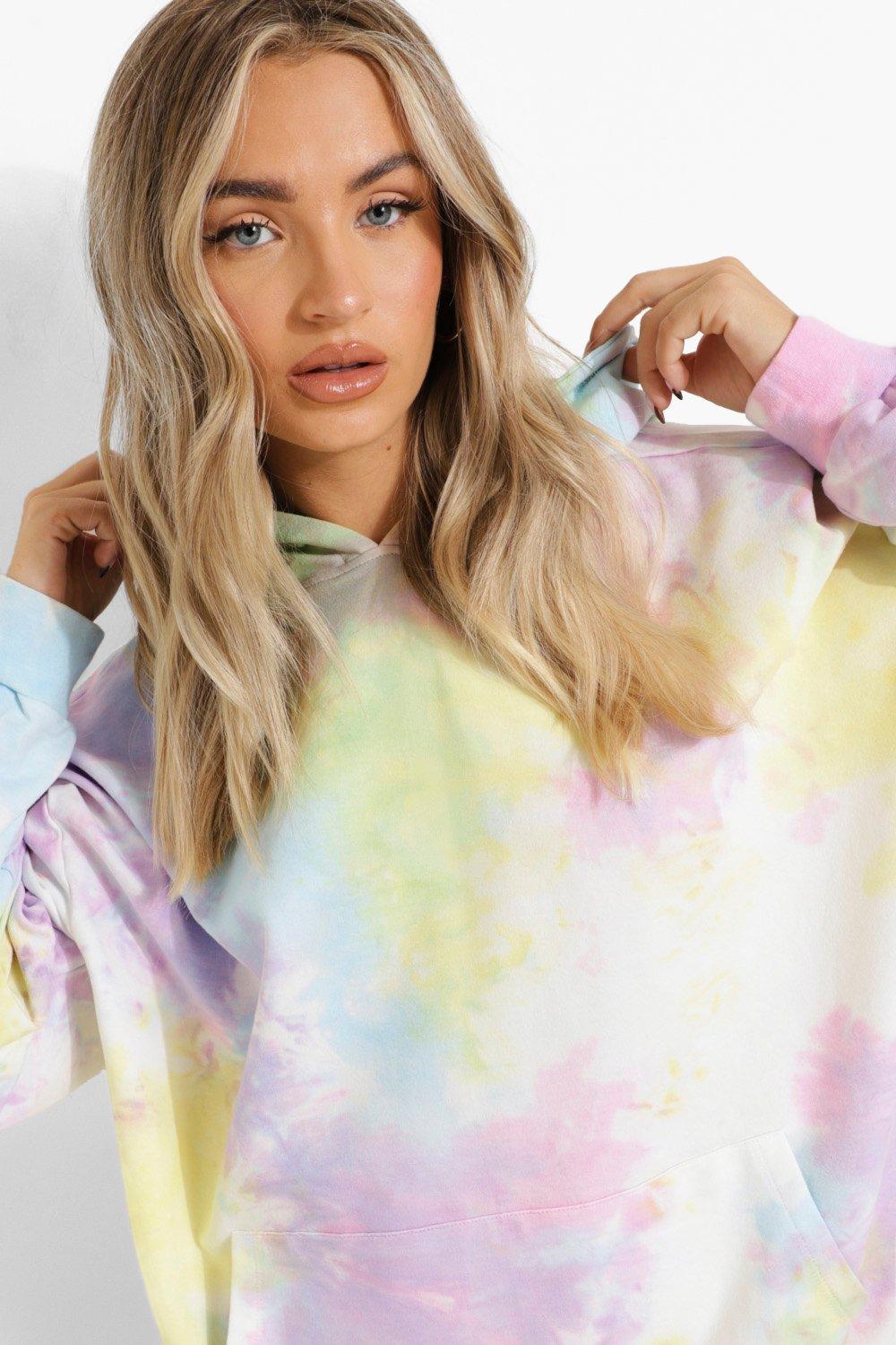 Pastel Rainbow Women Athletic Shirt, Pink Tie Dye Ombre Gradient Moist –  Starcove Fashion