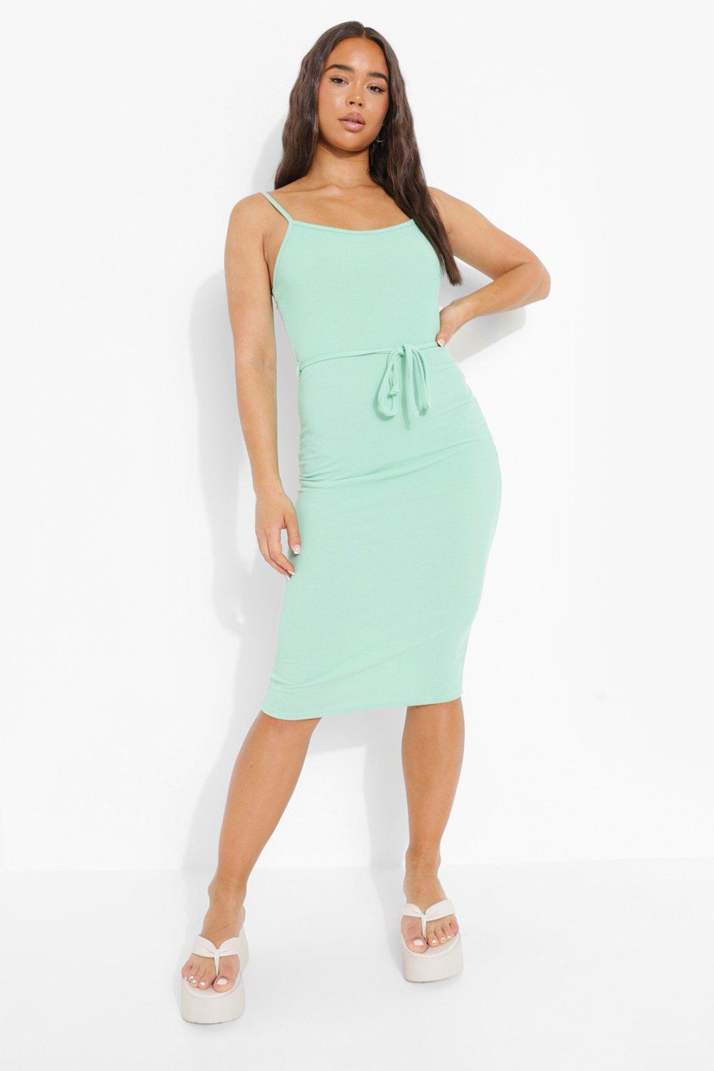 Boohoo hotsell mint dress