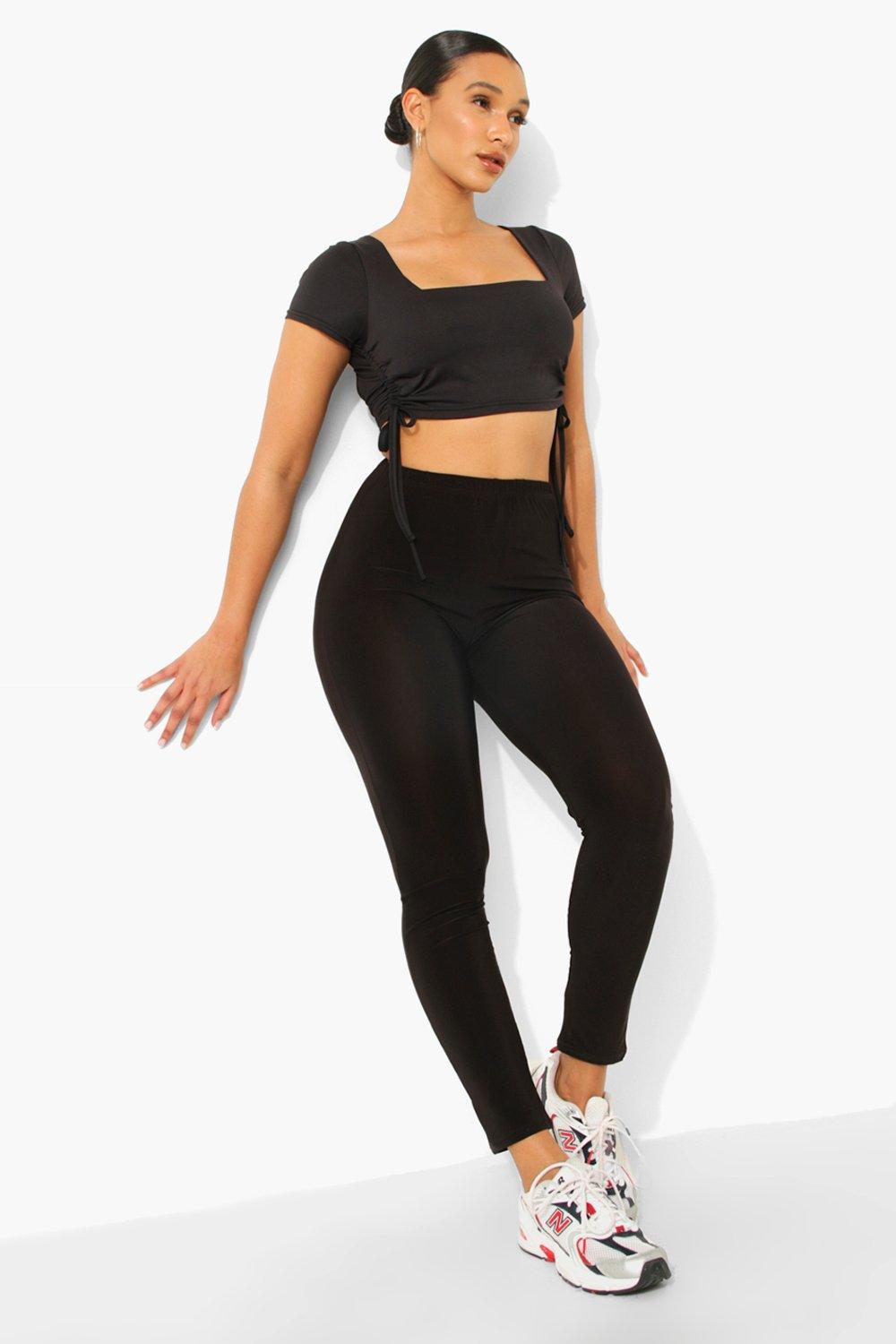 2 Pack Ruched Bum Booty Boosting Gym Leggings