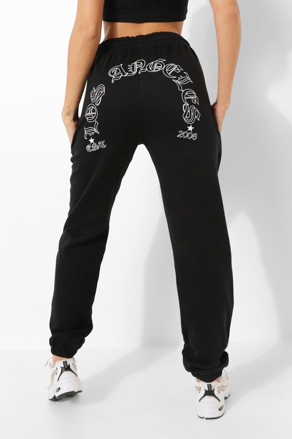 Barbie Slogan Printed Oversized Joggers