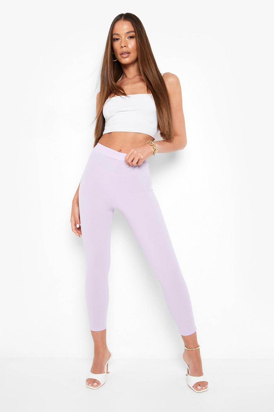 Lilac Crepe Slim Fit Tailored Trousers image number 1