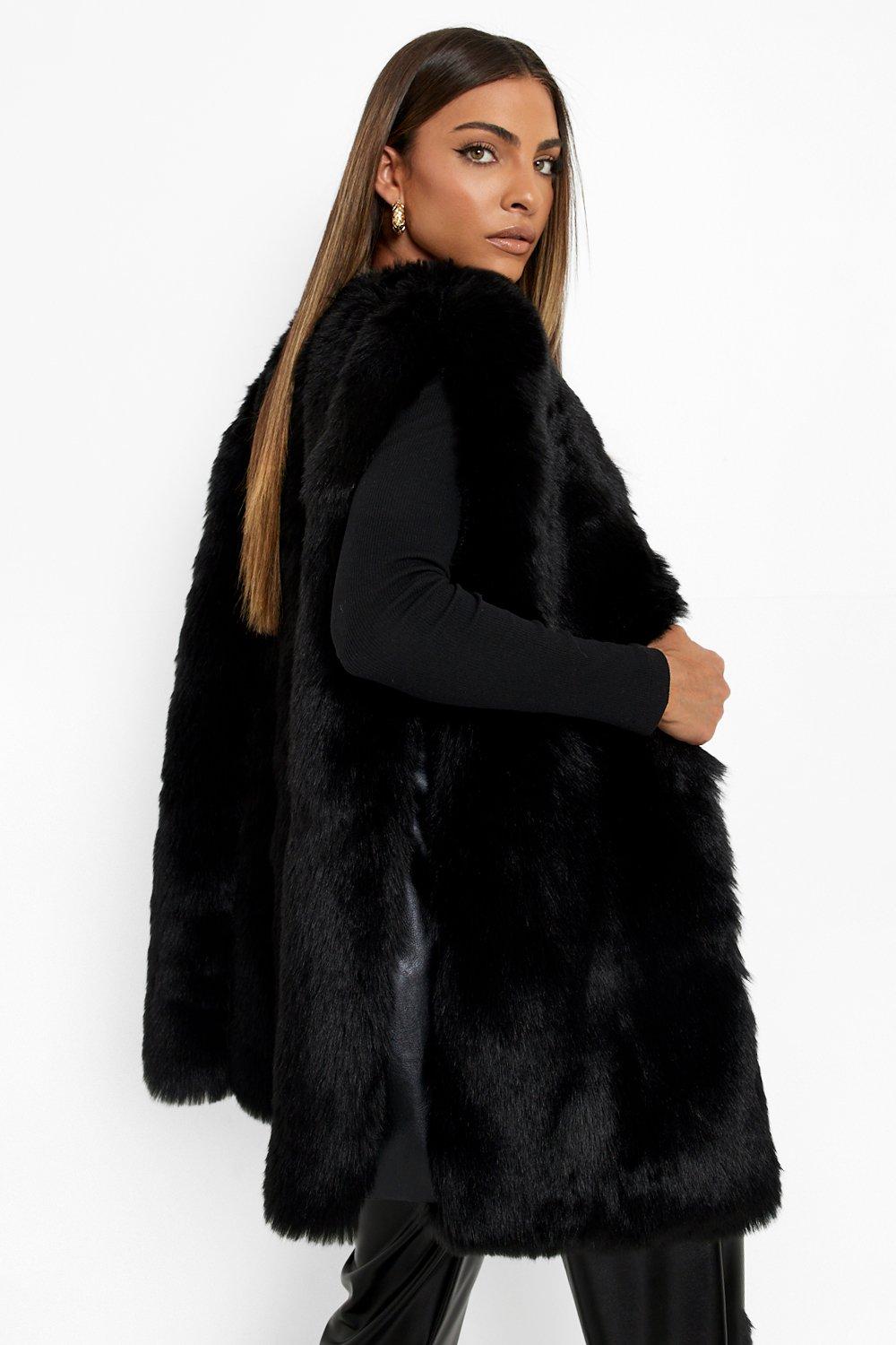 24TH-07】Boa Long Vest | THINK FUR - 地球や環境に優しいEthical Fashion Brand