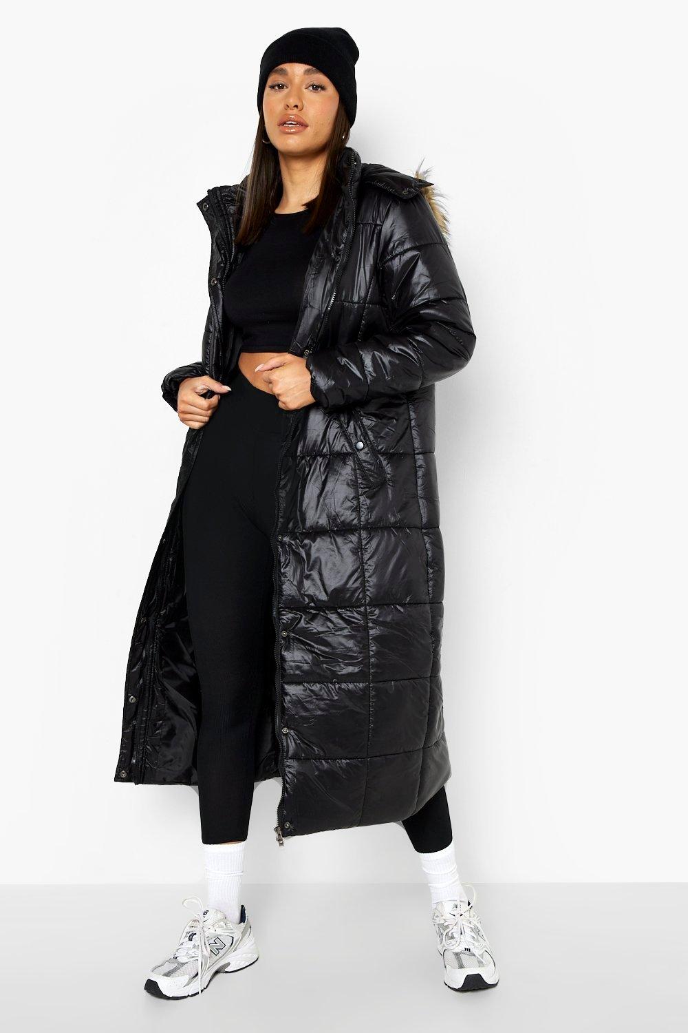 Maxi Cire Panelled Padded Jacket