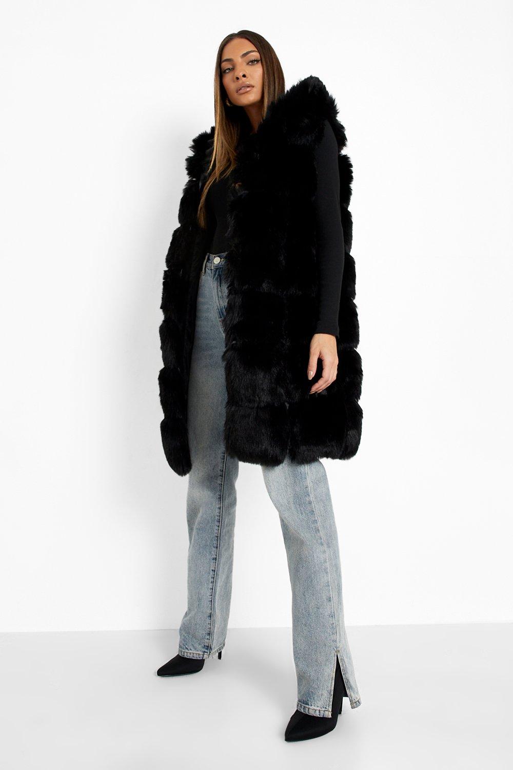 Boohoo on sale fur gilet