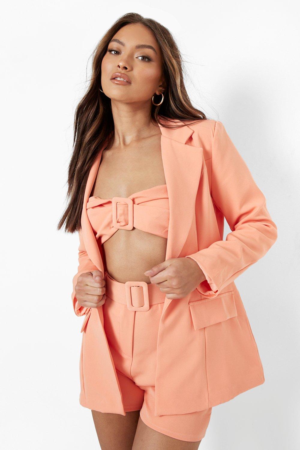 Coral blazer hot sale and shorts