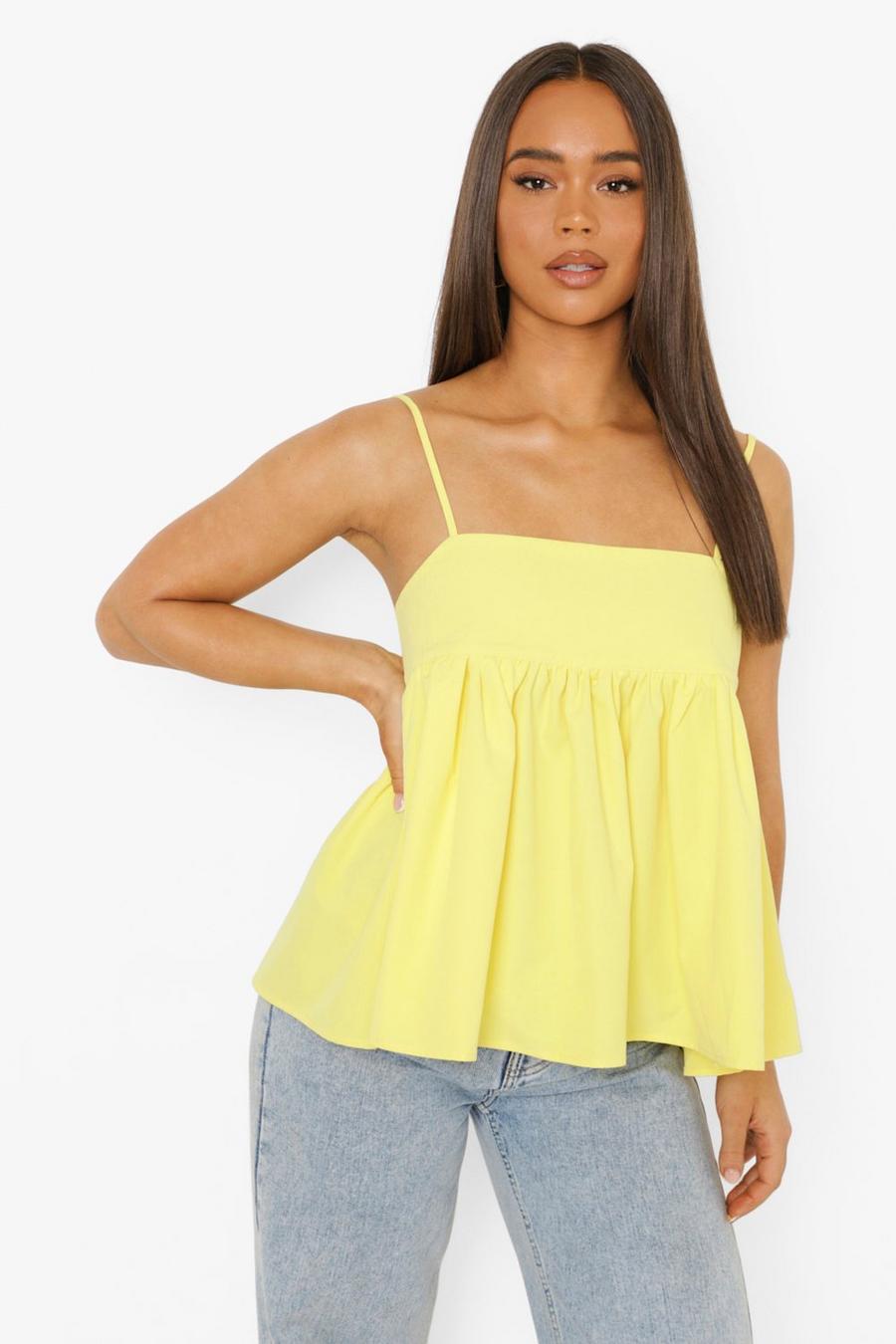 Yellow Smock Camisole image number 1