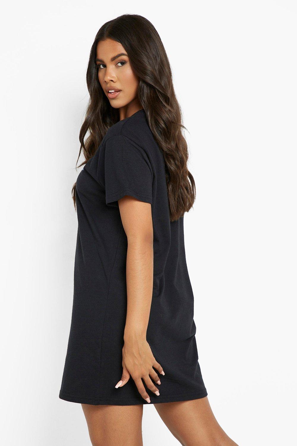 Boohoo black embroidered dress sale