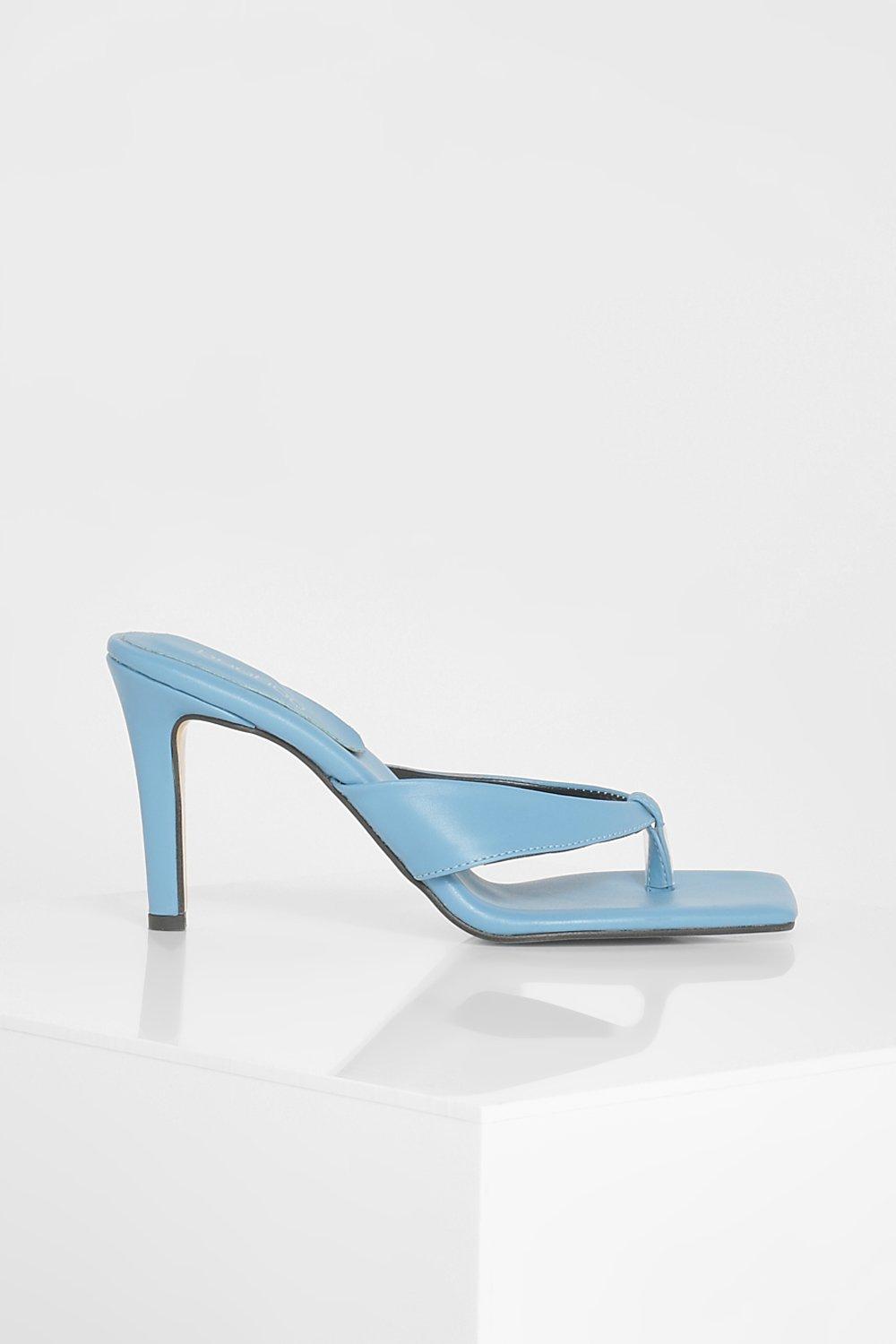 Light blue mule hot sale shoes