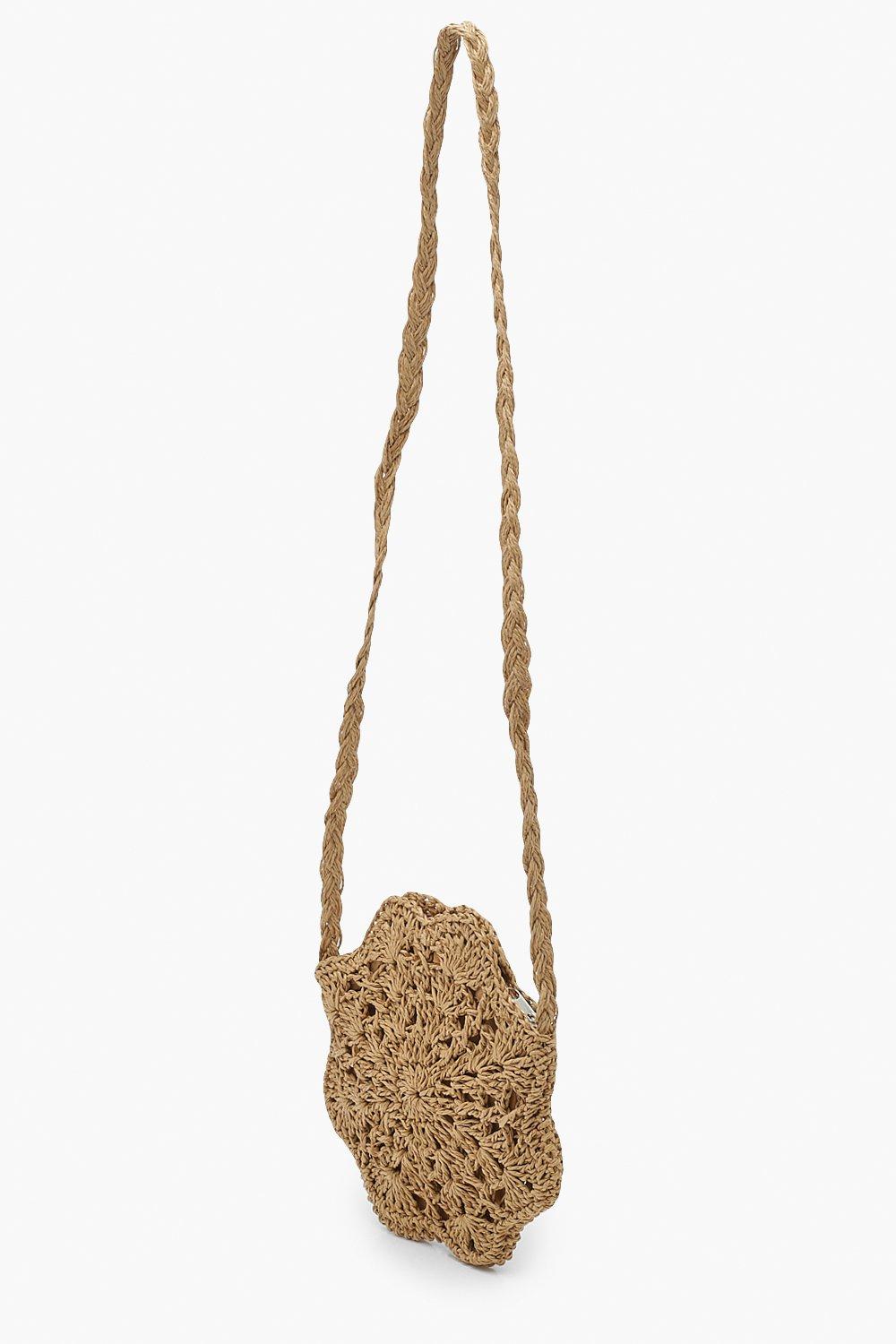 Hexagon hot sale straw bag