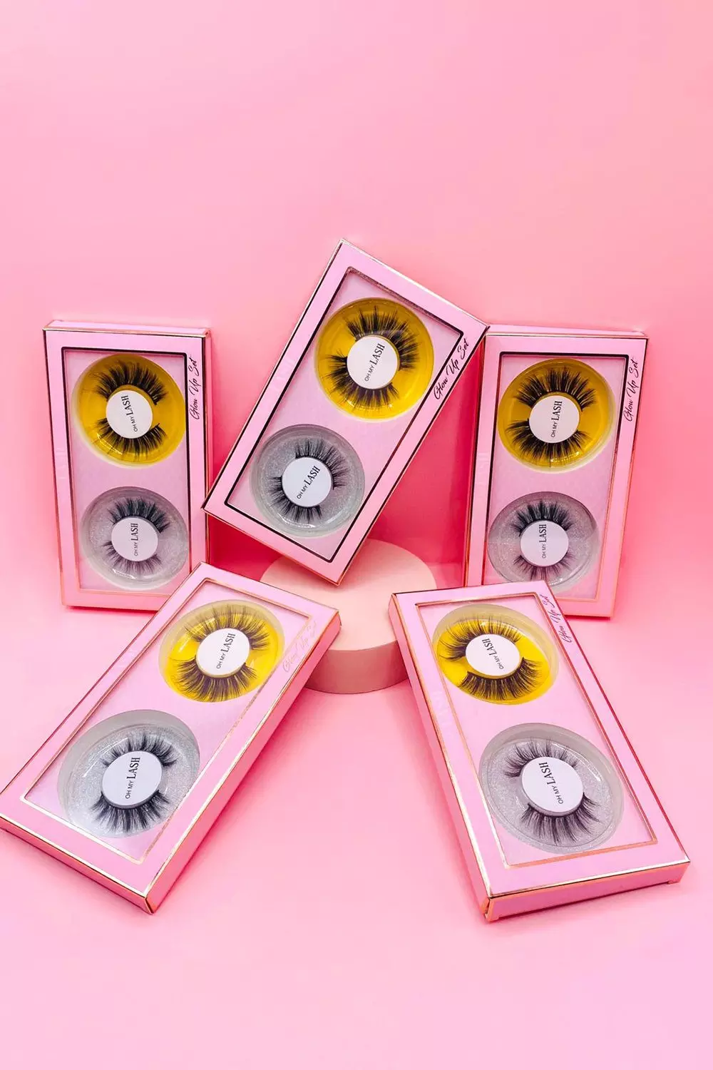 Pink Oh My Lash 'Glow Up' False Eyelash Set alternative image