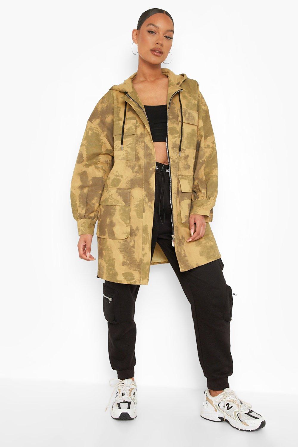 camouflage parka coats