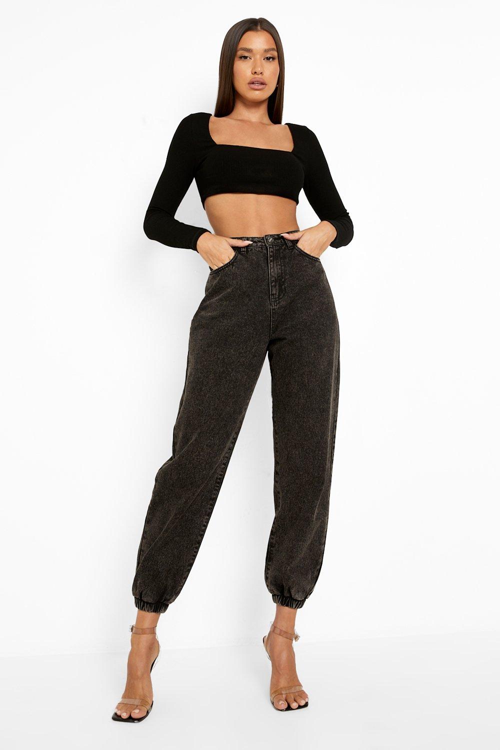 Boohoo discount denim joggers