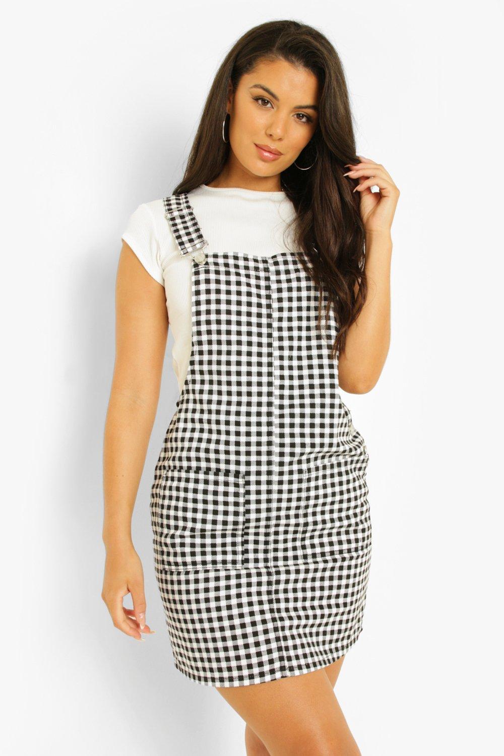 Robe salopette vichy sales