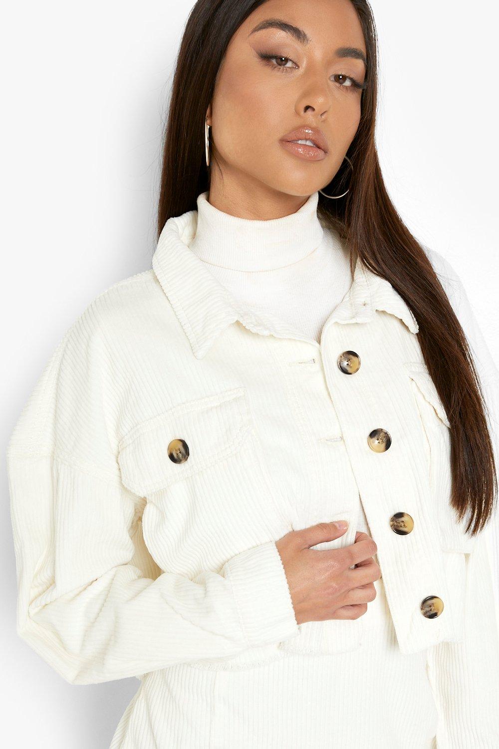 Boohoo clearance cord jacket