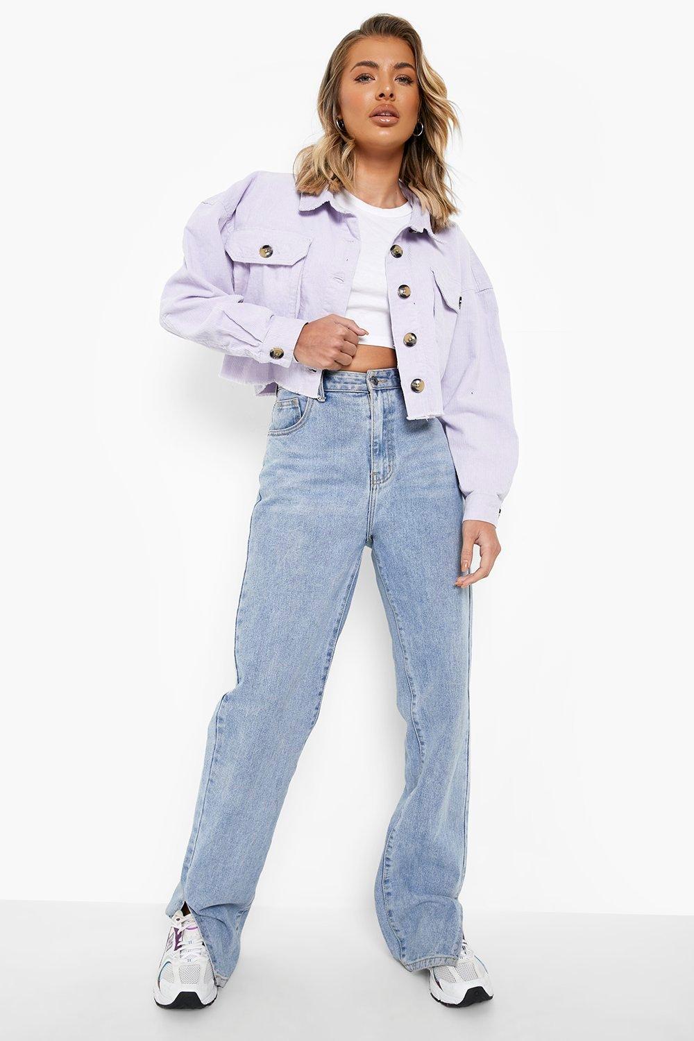 Cord Purple Denim Jacket